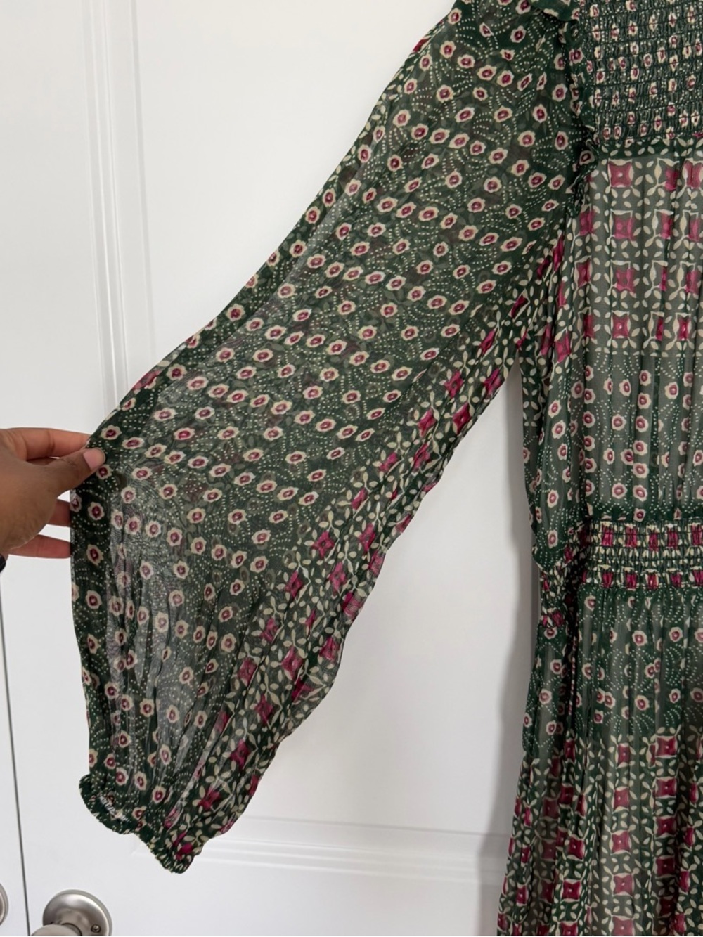 Anthropologie Rhiannon Floral Mini Dress - Picture 7 of 8